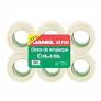 JANEL CINTA ADHESIVA HOT MELT TRANSPARENTE MODELO 060 48MM X 150 M PAQ. CON 6 PZAS-0654815700