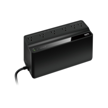 APC UPS DE LÍNEA INTERACTIVA EASY UPS BV500  500VA/300W MONTAJE EN PARED AVR  8HORA(S) RECHARGE 120 V AC ENTRADA 120 V AC SALIDA 6 X NEMA 5 15R RECEPTACLE MONOFÁSICO