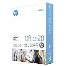 HP PAPEL BOND TAMAÑO CARTA AZUL OFFICE PAPER WHITE PAQ. CON 500 HOJAS 