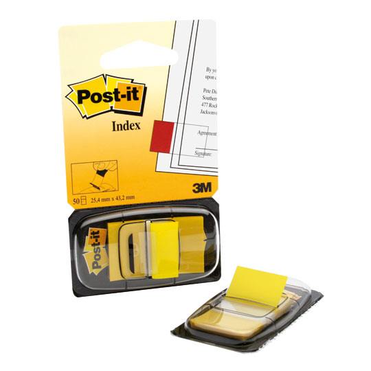 3M BANDERITAS ADHESIVAS POST-IT AMARILLAS-021200666971