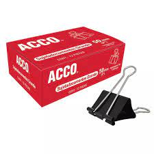 ACCO SUJETADOCUMENTOS GRANDE 50MM CAJA CON 12 PZAS-P2464
