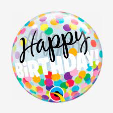 ADRILU GLOBO BURBUJA SENCILLA "HAPPY BIRTHDAY" 686495-686495