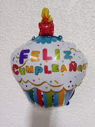 ADRILU GLOBO FELIZ CUMPLEAÑOS (CUP CAKE) TAMAÑO MEDIANO-390977