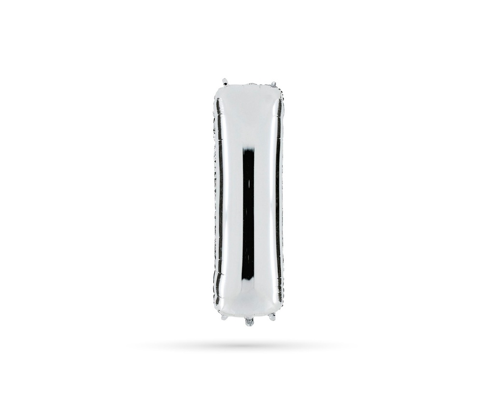 ADRILU GLOBO LETRA "I" PLATA 14" 35 CM-361434