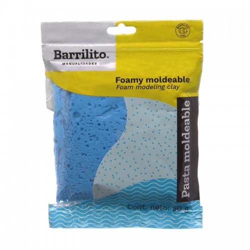 [BAR-FMM-8636FMZR] BARRILITO FOAMY MOLDEABLE 50G AZUL REY-8636FMZR