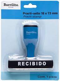BARRILITO PRACTI-SELLO "RECIBIDO" BLISTER-30001B