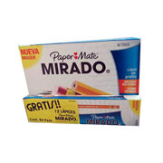 BEROL LAPIZ MIRADO HB NO. 2 HEXAGONAL MINA REFORZADA BANDA ROJA CAJA CON 72 + 12 - 2076417