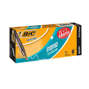 BIC BOLIGRAFO CRISTAL NEGRO INTENSO EXTRA GRUESO 1.6MM CAJA CON 12-070330179165