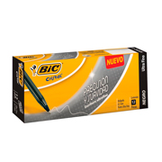 BIC BOLIGRAFO CRISTAL NEGRO ULTRA FINO 0.7 MM BARRIL HUMO CAJA CON 12 PZAS-070330198920
