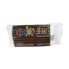 COLORCITOS PLASTILINA EN BARRA 100 180G CAFE-100CAFE