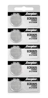 [ENE-PIL-300161] ENERGIZER PILA 300161 DE LITIO ECR2025 CON 5 PZAS