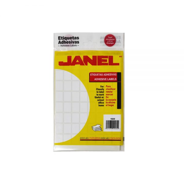 JANEL ETIQUETA ADHESIVA BLANCA NO. 2 (16MM X 22MM)-1001622100