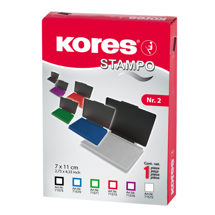 KORES COJIN PARA SELLO NEGRO-019872
