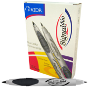 AZOR MARCADOR SIGNAL DUO NEGRO CAJA C/12-301.3300NE