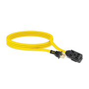 KEER EXTENSION DE 3 METROS, CON 3 CONTACTOS - 2435 COLOR AMARILLO
