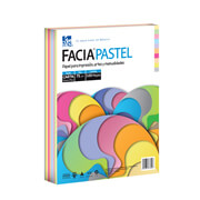 FACIA PAPEL COLORES PASTEL CARTA C/500 HOJAS D2839075011E2SC 