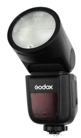 [GOD-FLA-FM00010817] GODOX  FLASH GODOX V1C PARA CANON TTL LI-ION, DE CABEZA REDONDA