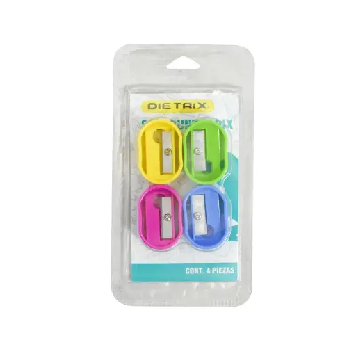 [DIE-SAC-9192] DIETRIX SACAPUNTAS REFORZADO BLISTER C/4 DIFERENTES COLORES