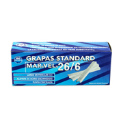 [BAC-GRA-G5000] PILOT GRAPAS ESTANDAR DE ACERO GALVANIZADO MARVEL M266 PARA 25 HOJAS 5040 PZAS-P0041