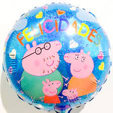 [ADR-GLO-287611] ADRILU GLOBO FELIZ CUMPLEAÑOS PEPPA PIG TAMAÑO MEDIANO-287611