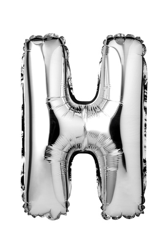 [ADR-GLO-361427] ADRILU GLOBO LETRA "H" PLATA 14" 35 CM-361427