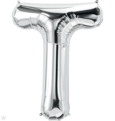 [ADR-GLO-361557] ADRILU GLOBO LETRA "T" PLATA 14" 35 CM-361557
