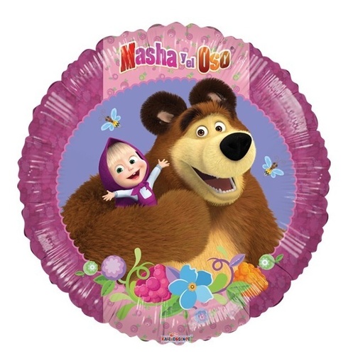 [ADR-GLO-480180] ADRILU GLOBO MASHA Y EL OSO SILUETA TAMAÑO EXTRA GRANDE-480180