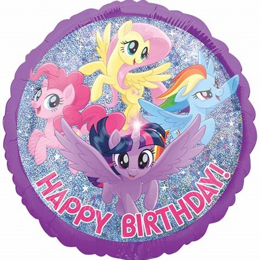 [ADR-GLO-247979] ADRILU GLOBO MY LITTLE PONY LILA CON CORAZONES MEDIANO-247979