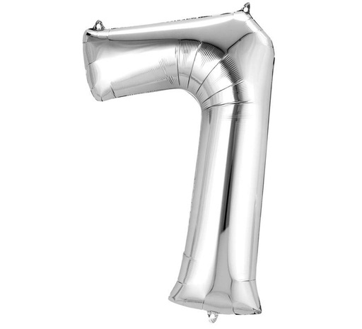 [ADR-GLO-363001] ADRILU GLOBO NUMERO "7" PLATA 14" 35 CM-629984