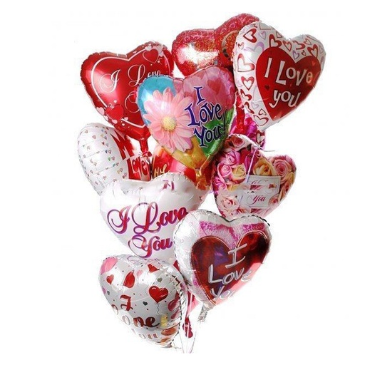 [ADR-GLO-276974] ADRILU GLOBO ROJO CON CORAZONES EMP CON BOLSA EXTRA GRANDE-276974