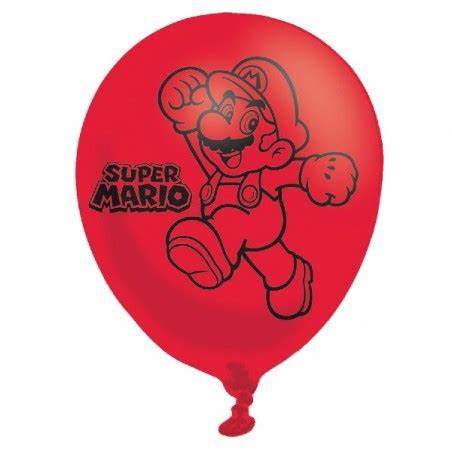 [ADR-GLO-320085] ADRILU GLOBO SUPER MARIO ROJO TAMAÑO CHICO-320085
