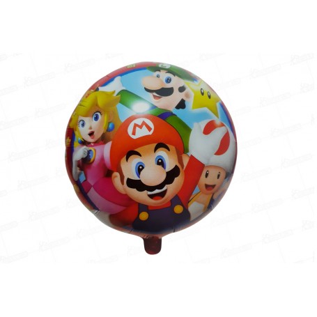 [ADR-GLO-320108] ADRILU GLOBO SUPER MARIO SILUETA TAMAÑO EXTRA GRANDE-320108