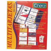 [AZO-MUL-302.3805] AZOR MULTITARJETAS KINERA CON 5 MICAS DE 20 TARJETAS-302.3805