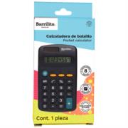 [BAR-CAL-7723G] BARRILITO CALCULADORA 8 DIGITOS NEGRO-7723G