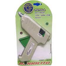 [BAR-PIS-GG7032] BARRILITO PISTOLA DE SILICON GRANDE-GG7032