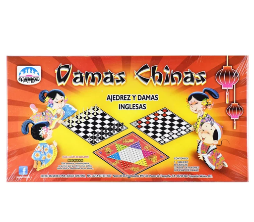 [CHA-DAM-50110083] CHATEAU DAMAS CHINAS CON AJEDREZ-50110083