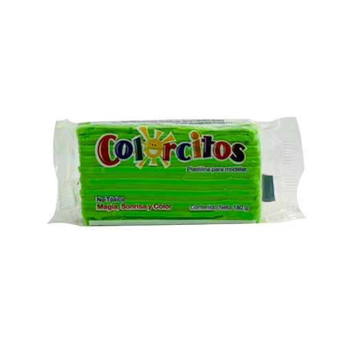 [COL-PLA-084VDEOL] COLORCITOS PLASTILINA EN BARRA 084 180G VERDE OLIVO-084VDEOL