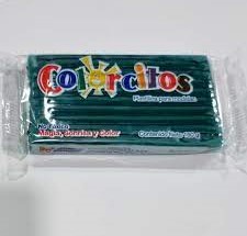 [COL-PLA-085VDEOB] COLORCITOS PLASTILINA EN BARRA 085 180G VERDE OSCURO-085VDEOB