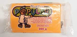 [CLM-PLA-180NJAI] COLORIM POPULAR PLASTILINA EN BARRA 180 200G FLUORESCENTE NARANJA IRIS-180NJAI
