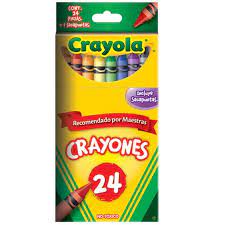 [CRA-CRA-523024] CRAYOLA CRAYONES ESTANDAR 9.21 CM X.7.9 CM CAJA CON 24 PZAS-52-3024-7501058201058