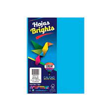 [DIE-HOJ-AZULINT] DIEM HOJA FLUORESCENTE AZUL INTENSO PAQ. CON 100 HOJAS-7506231540115