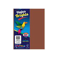 [DIE-HOJ-CAFE] DIEM HOJAS DE COLOR CAFE FLUORESCENTE TAMAÑO CARTA PAQ. CON 100 HOJAS-7506231502007