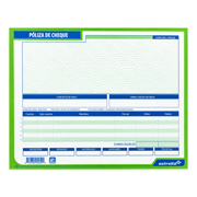 [EST-POL-0250] ESTRELLA BLOCK POLIZA CHEQUE 1/2 CARTA ORIGINAL Y COPIA 50 HOJAS-0250