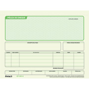 [FOR-POL-CP-1011-C] FORTEC POLIZA DE CHEQUE CON CARBON 1/2 OFICIO BLOCK CON 25 PZAS- CP-1011-C