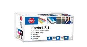 [GBC-ARI-P4249] GBC ARILLO DE PLASTICO 12 X 10 MM COLOR NEGRO CAJA CON 75 PZAS-P4249