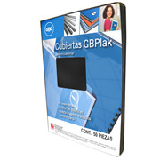 [GBC-CUB-P3559] GBC CUBIERTA PLASTICA RAYADA TAMAÑO CARTA COLOR HUMO PAQ. CON 50 PZAS-P3559
