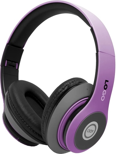 [IJO-BTN-AVT] PROMOCION IJOY AUDIFONOS LGO-BTN-AVT LOGO BLUETOOTH MORADO/BLANCO
