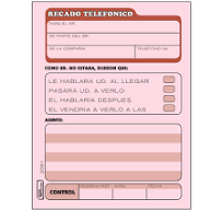 [IRA-FOR-RT2061] IRASA FORMATO DE RECADO TELEFONICO RT2061 BLOCK CON 50 HOJAS-7501281971339