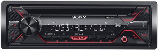 [SMX-AUT-CDXG1200] SONY AUTOESTEREO CDXG1200U RECEPTOR DE CD'R EXTRA BASS 4 SALIDAS 90301EL
