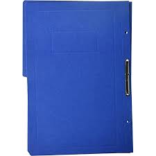 [WJO-FOL-P4565] WILSON JONES FOLDER ACCOPRESS OFICIO CON BROCHE DE 8CM COLOR AZUL OSCURO PAQ. CON 10 PZAS-P4565